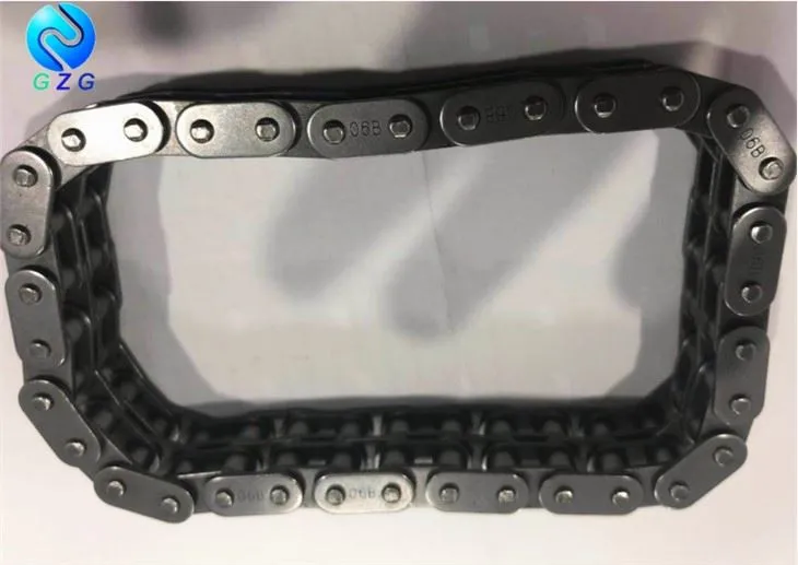 स्ट्रेट साइड प्लेट्स रोलर चेन कार्बन स्टील कन्वेयर चेन